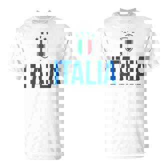 Italia Italian Badge National Country Flag Of Italy Fan T-Shirt | Mazezy