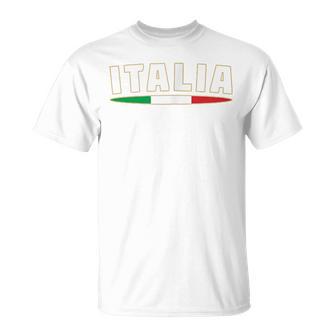 Italia イタリアサッカージャージ イタリア国旗ファン Tシャツ - Kawaiitshirt