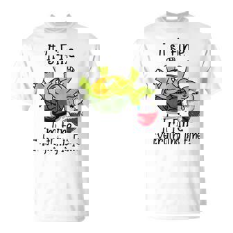 It's Fine I'm Fine Everything Is Fine Cute Xmas Turtle T-Shirt | Seseable UK