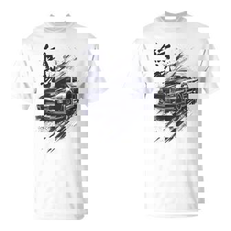 Japanese Drift Street Car Dark Ink Art Legendary JDM T-Shirt | Mazezy