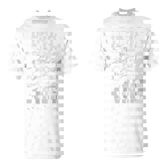 Jesus Is King Christian Bible Verse Grunge Streetwear Trendy T-Shirt | Mazezy