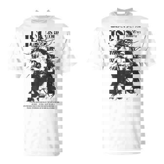 Jesus Is Lord Bible Verse Christian Back T-Shirt | Mazezy