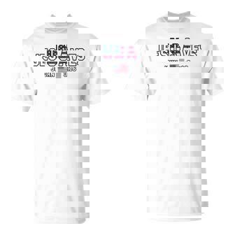 Jesus Saves Usa American Flag Patriotic Christian Faith T-Shirt - Monsterry