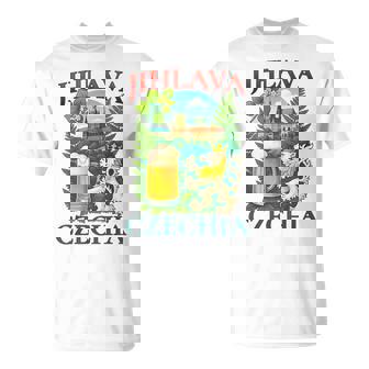 Jihlava Czechia Lion Beer Czech Republic Souvenir T-Shirt | Mazezy