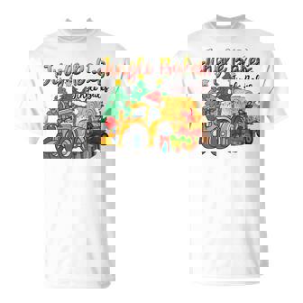 Jingle Bales Tractor Farm Christmas Pun T-Shirt | Mazezy