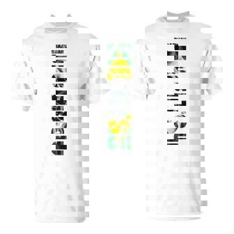 Jiu Jitsu Brasileño Con Bandera De Brasiluperposición Bjj Camiseta unisex - Regaloses