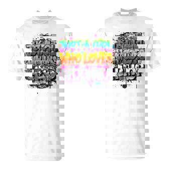 Just A Girl Who Loves Hip Hop Music Graffiti Street Swag T-Shirt | Mazezy