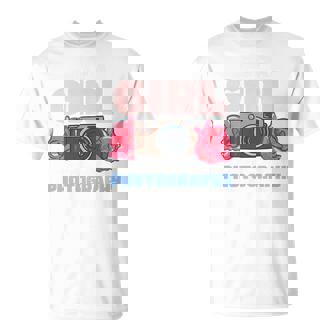 Just a Girl Who Loves Photography Vintage Style Camera Lover Premium T-Shirt | Mazezy