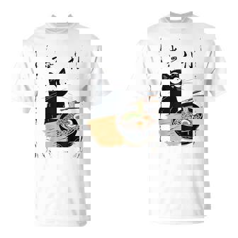Kawaii Ramen Cat Cute Japanese Food For Anime Noodle Lovers T-Shirt | Seseable CA
