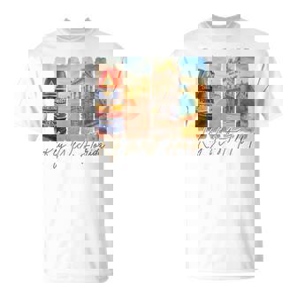 Key West Florida Traveling Trip Brushstroke Souvenir Vacay Tank Top T-Shirt | Mazezy