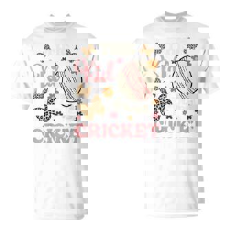 Kids This Kid Loves Cricket Lover Leopard Print Kids Cute T-Shirt | Mazezy