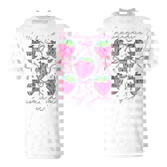 Kindergarten Is My Jam Strawberry Kindergarten Teacher Women T-Shirt | Seseable CA