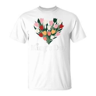Koningsdag Netherlands 2025 Crown Kings Day Amsterdam T-Shirt - Thegiftio UK