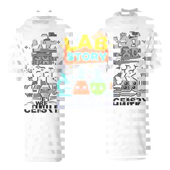 Lab Story Lab Week 2026 Science Laboratory Scientist T-Shirt - Monsterry