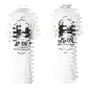 Lake Winola Pennsylvania Outdoors Vintage Tank Top T-Shirt | Mazezy