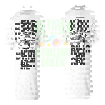 Lawn Bowls Retirement Ideas For Women Lawn Bowling Themed T-Shirt | Mazezy