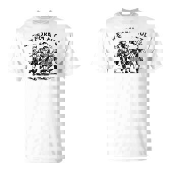 Let's Form A Cult Retro Dark Humor Satire T-Shirt - Monsterry