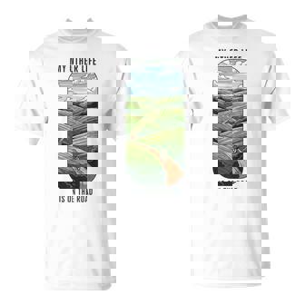 My Other Life Is On The Road Adventure And Cycling T-Shirt | Mazezy