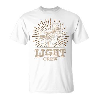 Light Crew シアターライティングテクニシャン ステージライティング Tシャツ - Kawaiitshirt