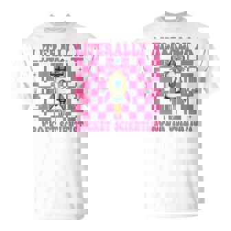 Literally a Rocket Scientist Aerospace Engineer Engineering T-Shirt | Mazezy