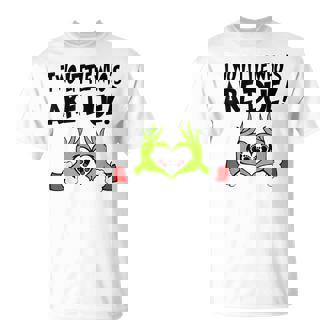 A Little Two Who's Are Due Hat Santa Pregnancy Christmas T-Shirt | Mazezy