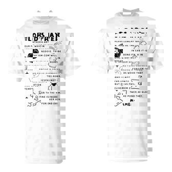 The Lord's Prayer Our Father Prayer God Bible Verse Clothing T-Shirt | Mazezy