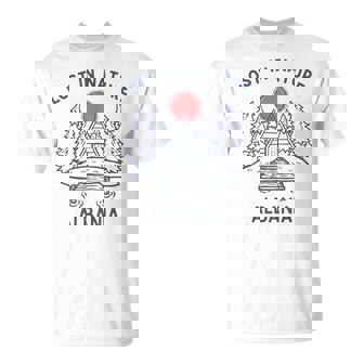 Lost In Nature Vacation Travel Albania T-Shirt | Mazezy