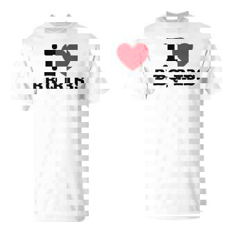 I Love Bbq リブ Tシャツ - Kawaiitshirt