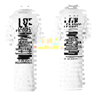 I Love Flea Markets But Jesus Comes Antiques Collecting T-Shirt | Mazezy