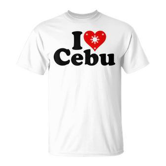 I Love Heart Cebu フィリピン諸島 Tシャツ - Kawaiitshirt