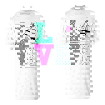 I Love Ice Skating For Girls Figure Skate Women Cute T-Shirt | Mazezy