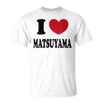 I Love Matsuyama アイ・ラブ松山 Tシャツ - Kawaiitshirt