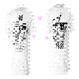 Love You To Pieces Monster Couple Gothic Valentine Horror Tank Top T-Shirt | Mazezy