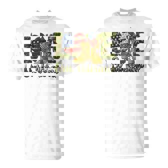 Love Our Veterans Flag Patriotic Military Family Support T-Shirt | Mazezy