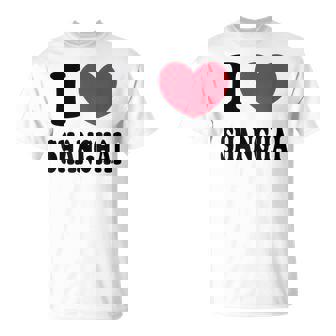 I Lovehanghai アイ・ラブ・シャンハイ Tシャツ - Kawaiitshirt