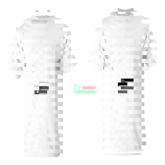 Made In South Sudan With Flag T-Shirt | Mazezy