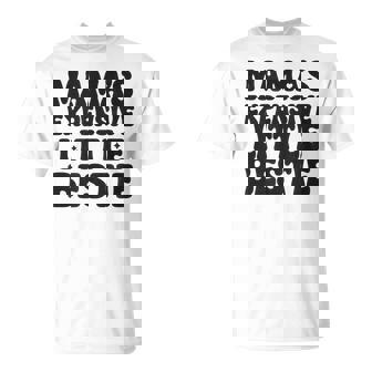 Mama's Expensive Little Bestie Retro Mom Saying T-Shirt | Mazezy