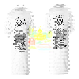 Meet Me In Iowa Cute US State Travel Retro Women T-Shirt | Mazezy