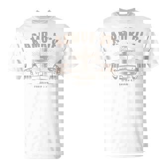 Men Armor Up Christian Workout Gym Camo Jesus Cross Dumbbell T-Shirt | Mazezy