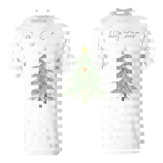 Merry Christmas Christian Faith Cross Holiday Jesus Love T-Shirt - Monsterry