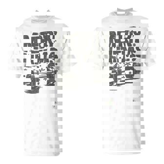 Merry Liftmas Christmas Weightlifting T-Shirt | Mazezy