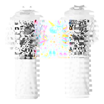 Mismatch Day Champion Colorful Unicorn T-Shirt - Thegiftio