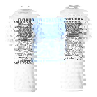 Mitochondria Vintage Science Biology Cell Diagram Geek Lab T-Shirt - Monsterry