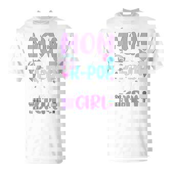 Mom Of The K Pop Birthday Girl Korean Pop Birthday Party T-Shirt - Thegiftio