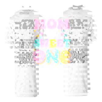 Mom Of The Sweet One 1St Birthday Donut Bday Party Tri-Blend T-Shirt | Seseable CA