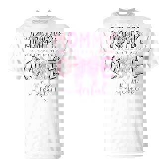 Mommy Of Little Miss Onederful Coquette 1St Birthday Girl T-Shirt - Monsterry