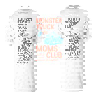 Monster Truck Moms Club Monster Truck Mama Mother's Day T-Shirt - Monsterry