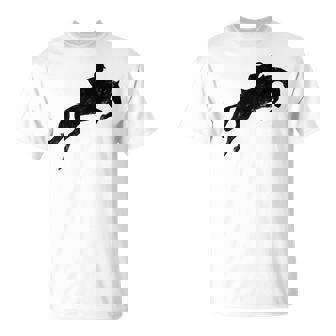 Montar A Caballo Inglés Cazador Ecuestre Jersey Camisa Grunge Camiseta unisex - Regaloses
