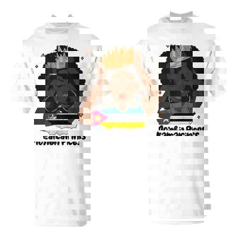 Mozambican Princess Afro Hair Mozambique Roots T-Shirt | Mazezy