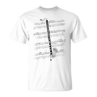 Musicienne Professeur De Clarinette De Basse T-Shirt - Cadeauxyz